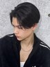 【ハリス指名限定】前髪スポットパーマ+垢抜け韓国カット