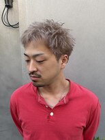 オルヴァ(Orva)&nbsp;スパイキーショート×ハイトーングレージュ「湘南/藤沢/メンズ」