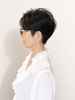 トップヘアー 大元店(TOP HAIR)&nbsp;30代40代50代60代大人耳だしピクシーカット