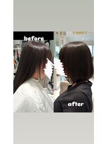 ヘア リゾート ココ(hair resort cocok)&nbsp;重めボブ