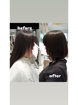 ヘア リゾート ココ(hair resort cocok) 重めボブ