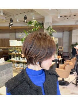 グランド(GRAND) 30代/40代/50代◎絶壁解消/白髪ぼかし/大人小顔ショート【荒砂】