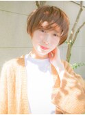マッシュショートで可愛いスタイル♪