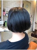 ふんわりショートボブカット