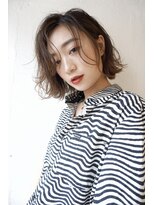 ヘアーワークス ヘルム 渋谷店(HAIR WORKS HELM)&nbsp;レイヤーボブ×外国人風ベージュ　美髪エアリーロング