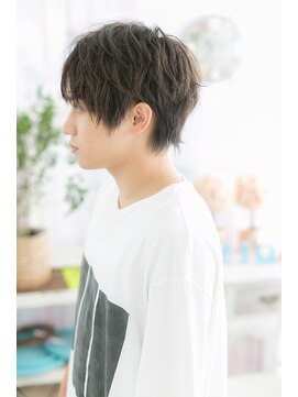 ヘアアンドビューティー ミック(Hair & Beauty miq) センターパートの無造作ショートa