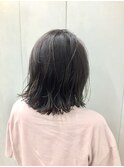 EIGHT 三軒茶屋 切りっぱなしロブ×グレージュハイライト 9/17