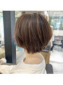 くびれボブ×バイオレットアッシュ