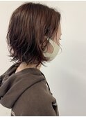 ミディアム ショートボブ