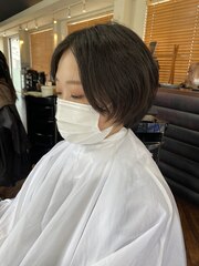 【BEER 山崎雄太朗】髪質改善縮毛矯正×ショートヘア before有☆