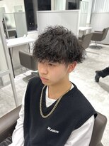 キートス(Kiitos)&nbsp;無造作黒髪ツイストスパイラルvマッシュ