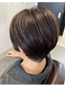 ヘアーアンドメイク グルック(hair&make Gluck) 育てるカラー【白髪染め全頭＋表面のハイライト】