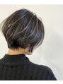 イイネ(iine) ハイライト×大人ノーブルなショートヘア