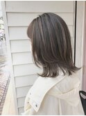 ☆バレイヤージュ  外ハネミディアム☆/30代40代50代