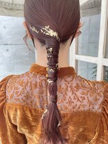 メーヴェ(Mowen) mowen 南堀江 くびれショートウォームブラウン×骨格矯正