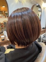 ヴィアンカ(Vianca)&nbsp;丸みショートボブ×ピンクベージュ