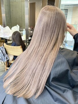 サンクプロジェクト(cinq PROJECT) ダブルカラーインナーカラーミルクティーベージュローライト韓国