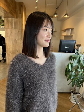 ヘアーデザインプレクト(Hair Design PRECT) ベルボブ×酸性ストレート