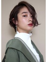 リブロ(liblo)&nbsp;ウェーブボブ × ラベージュ【liblo】