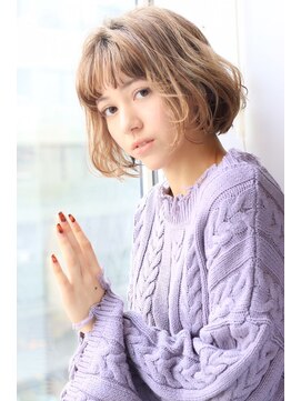 ニスル センター南店(NISURU） 似合わせカット/大人ガーリー/ダークアッシュ/着物/センター南