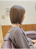 【大人ボブ】切りっぱなしパツッとボブショートボブ20代30代40代