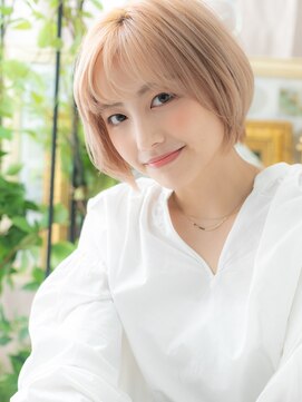 カバーヘアアンドスパ ブリス 浦和(COVER HAIR&SPA bliss) ミルクティベージュ外国人風ウルフマッシュh3浦和20代30代40代