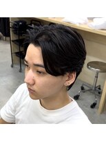 ニコフクオカヘアーメイク(NIKO Fukuoka Hair Make)&nbsp;「NIKO」大人センターパート　ナチュラルセンターパートウルフ