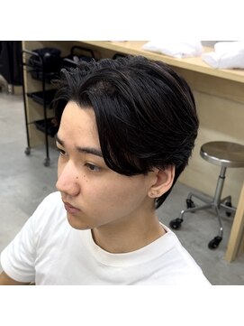 ニコフクオカヘアーメイク(NIKO Fukuoka Hair Make) 「NIKO」大人センターパート　ナチュラルセンターパートウルフ