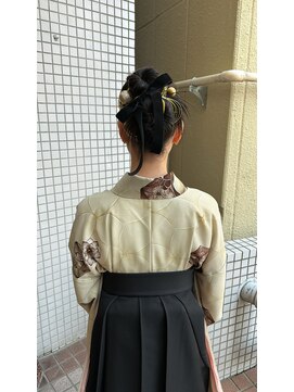 ディスカバード(Discovered) 袴の着付けとヘアセット