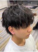 波巻きパーマで作るトレンドヘア