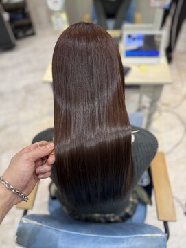 アルーシェ 心斎橋(Alushe) 姫カットレイヤー＋髪質改善