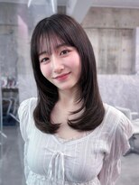 フィヴェント(Fivent) 美髪韓国レイヤーイメチェン似合わせワイドバングロングレイヤー