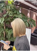 ブロンドボブ