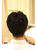 ビジネスツーブロ×パーマ
