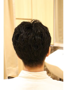 ヘアーモードキクチ 日本橋三越前店 ビジネスツーブロ×パーマ