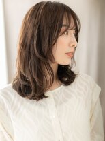 カバーヘア ブリス 北浦和(COVER HAIR bliss) 透けバングミックスパーマゆるふわミディTc2北浦和20代30代40代