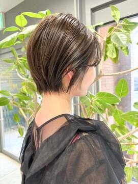 ノエ トトン(noe tton) ホワイトグレージュ/デジタルパーマ/チェリーブラウン/名駅a31