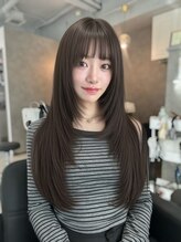 マーシュ 梅田(marshu) ワンホンヘア☆レイヤーカット/高さ低め