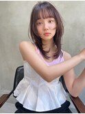 表参道roijir ラベンダーブラウン×ウルフカット