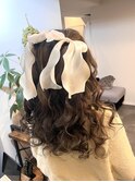 ヘアセット　ヘアアレンジ　ツインテール