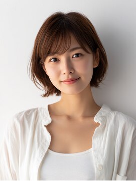 ニスル 町田店(NISURU) 似合わせカット/大人ガーリー/ダークアッシュ/着物/町田/町田駅