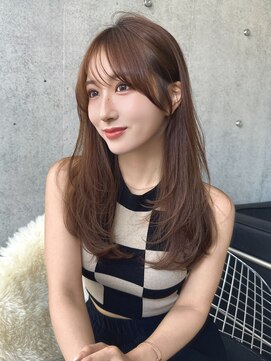 ボンドストーリーノヴァ(Bond Story nova) 抜け感シースルーバング×大人レイヤー