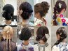 【祭りに♪】　ヘアセット+浴衣着付け　￥8800円