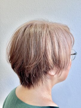 ノンビヘアー(nonbi hair) 白髪ぼかしピンクグレージュ