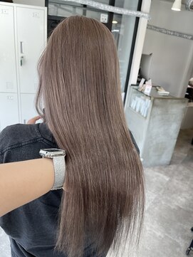 ラフ(LAFF) ミルクティーベージュ/グレージュカラー/透明感カラー