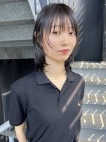 ピークアブー 銀座中央通り(PEEK-A-BOO)&nbsp;ミディアムフェイスレイヤーカット顔まわり似合わせ