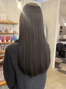 シェル 津山の手店(shel) 20代30代40代髪質改善トリートメントショコラアッシュナチュラル