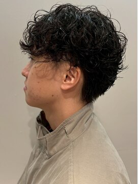 オレンジペコ(orange peco) ツイストスパイラルパーマ 刈り上げ マッシュショート 20代