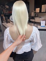 ペレ 原宿(PELE)&nbsp;ダブルカラー/ケアブリーチ/羽エクステ/原宿