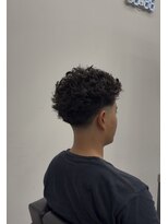 ノイセル 心斎橋(Noisyle)&nbsp;MEN’S/リバースセンターパート/ニュアンスパーマ/心斎橋S